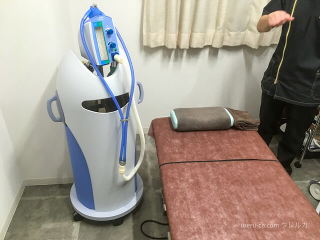 ゴリラクリニック名古屋栄院の笑気麻酔の機械