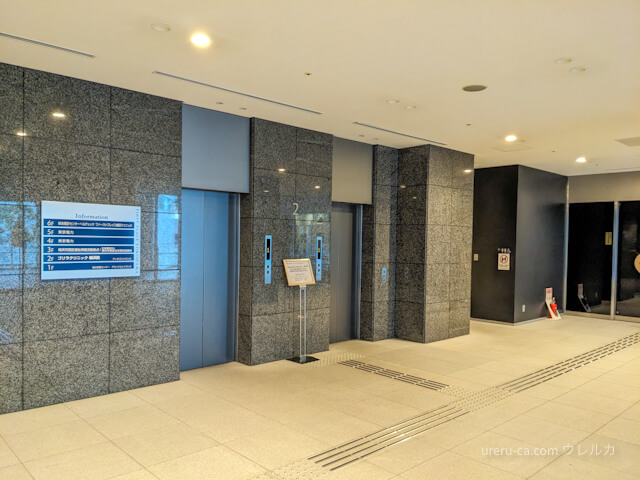 ゴリラクリニック横浜院に行くためのエレベーター